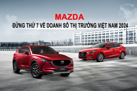 Mazda đứng thứ 7 về doanh số tại thị trường Việt Nam 2024