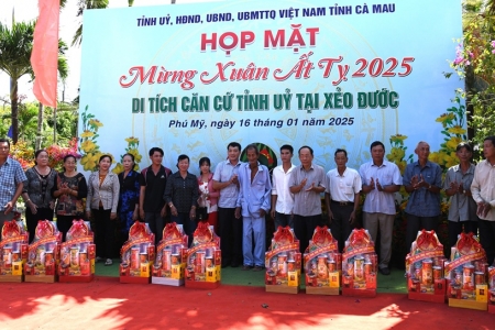 Cà Mau bảo đảm an sinh xã hội trong dịp Tết Nguyên đán Ất Tỵ 2025