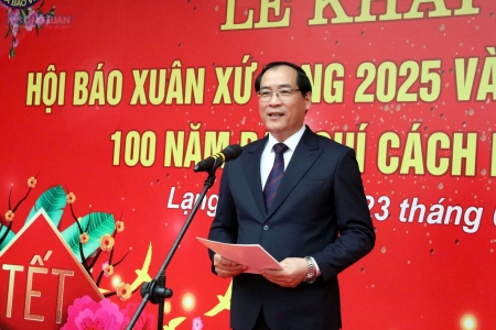 Lạng Sơn: Khai mạc Hội báo Xuân Xứ Lạng năm 2025