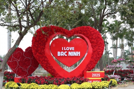 Bắc Ninh: Rực rỡ đường hoa Xuân Ất Tỵ năm 2025