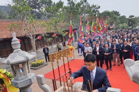 Hải Dương: Khai bút đầu xuân tại đền thờ Chu Văn An