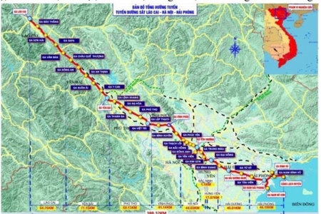 Xem xét, quyết định chủ trương đầu tư dự án tuyến đường sắt Lào Cai - Hà Nội - Hải Phòng