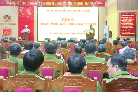 Hội Cựu Công an nhân dân TP. Thanh Hóa triển khai nhiệm vụ công tác năm 2025