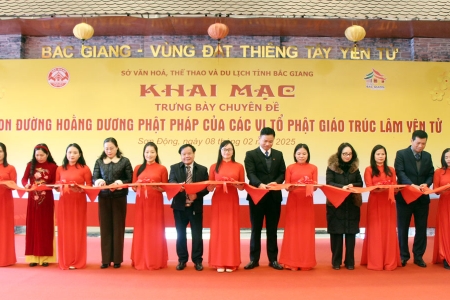 Khai mạc trưng bày chuyên đề “Con đường Hoằng dương Phật pháp của các vị Tổ Phật giáo Trúc Lâm Yên Tử”