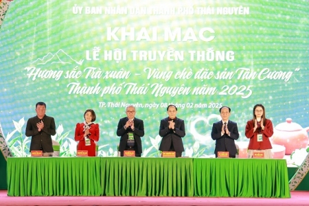 "Hương sắc trà xuân" 2025: Nâng tầm thương hiệu chè Tân Cương