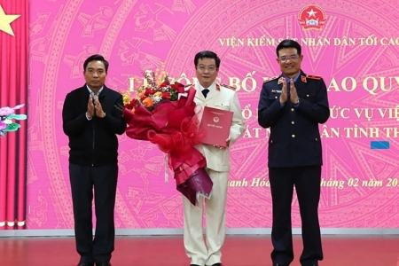 Ông Trần Thế Kính giữ chức Viện trưởng VKSND tỉnh Thanh Hóa