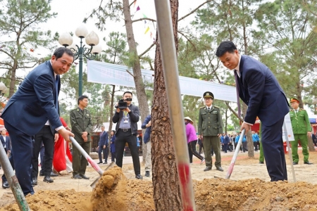 Hải Dương: Phát động Tết trồng cây "Côn Sơn - 60 năm thực hiện lời căn dặn của Chủ tịch Hồ Chí Minh”