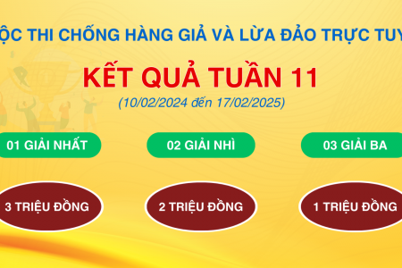 Kết quả tuần 11 Cuộc thi “Chống hàng giả và lừa đảo trực tuyến”