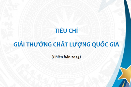 Ban hành Bộ Tiêu chí Giải thưởng Chất lượng Quốc gia phiên bản 2025