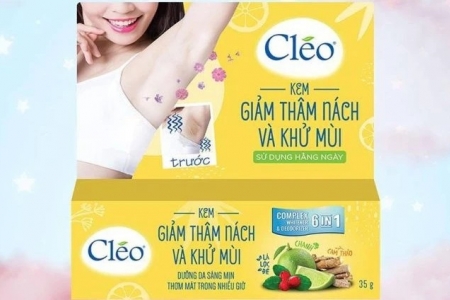 Thu hồi sản phẩm kem giảm thâm nách và khử mùi Cléo không đạt chất lượng