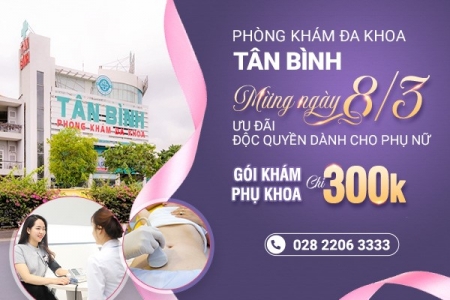 Phòng khám Đa khoa Tân Bình tri ân chị em phụ nữ nhân dịp 8/3