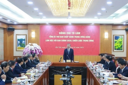 Tổng Bí thư gợi mở, Ban Chính sách, chiến lược Trung ương cần mạnh dạn áp dụng khung pháp lý chuyên biệt