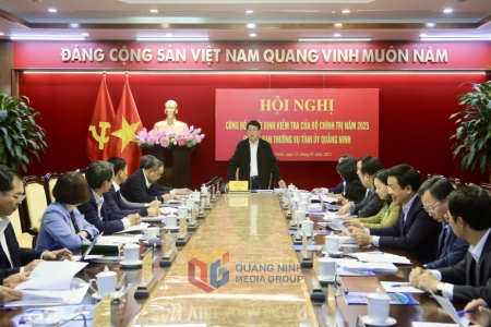 Công bố Quyết định kiểm tra của Bộ Chính trị, Ban Bí thư năm 2025 đối với Ban Thường vụ Tỉnh ủy Quảng Ninh