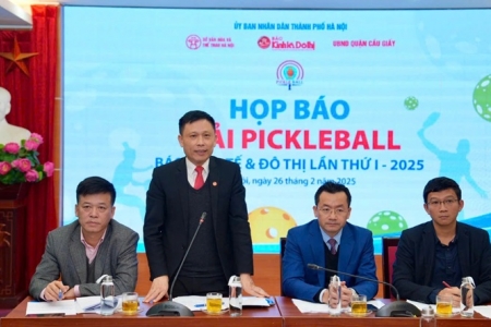 Sắp diễn ra Giải “Pickleball Báo Kinh tế & Đô thị lần thứ I - 2025”