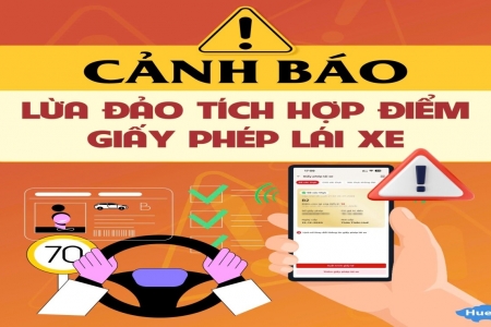 Cảnh giác lừa đảo giả danh cơ quan công an hướng dẫn tích hợp điểm giấy phép lái xe