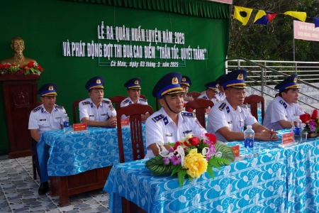 Hải đoàn 42 tổ chức lễ ra quân huấn luyện năm 2025 và phát động thi đua cao điểm “Thần tốc – Quyết thắng”