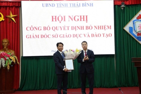 Ông Nguyễn Ngọc Hà làm Giám đốc Sở GD&ĐT Thái Bình