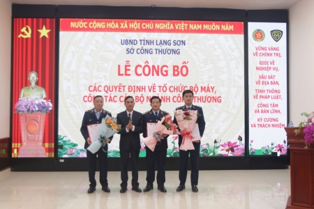 Lạng Sơn: Thành lập Chi cục Quản lý thị trường trực thuộc Sở Công Thương