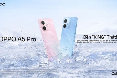 Oppo A5 Pro: "Trợ lý" AI toàn diện, độ bền chuẩn quân đội, giá từ 6,99 triệu đồng