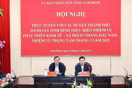 Nam Định đạt mục tiêu tăng trưởng GRDP từ 10,5% trở lên trong năm 2025