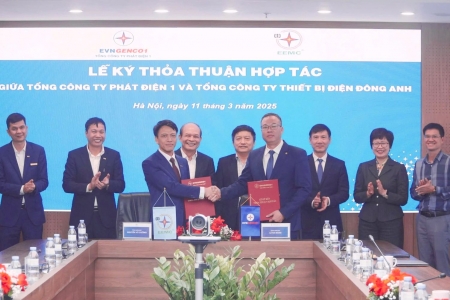 EVNGENCO1 và EEMC ký Thỏa thuận hợp tác