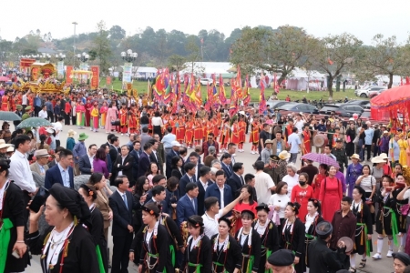 Đậm đà bản sắc trong Tết Thanh minh của người Sán Dìu