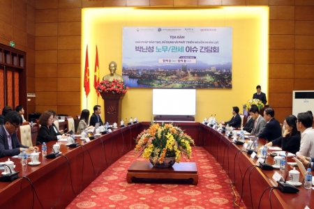 60 doanh nghiệp Hàn Quốc tham dự tọa đàm về giải pháp đào tạo, sử dụng và phát triển nguồn nhân lực