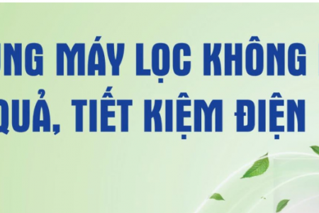 Sử dụng máy lọc không khí hiệu quả, tiết kiệm điện