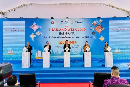 Khai mạc Tuần lễ sản phẩm Thái Lan 2025 tại Hải Phòng