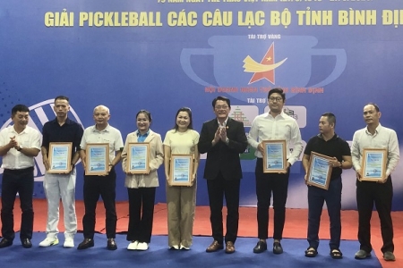 Bình Định: Lần đầu tiên tổ chức Giải Pickleball các Câu lạc bộ