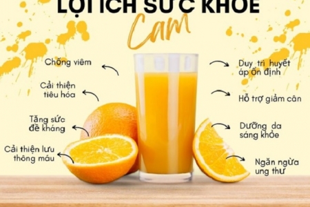 Uống nước cam: Lợi ích và những điều cần lưu ý