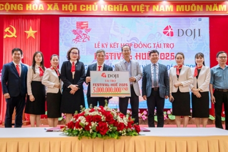 DOJI - "Nhà tài trợ Kim cương" Festival Huế 2025