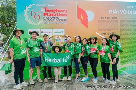 Herbalife Việt Nam tài trợ Giải Vô địch Quốc gia Marathon và cự ly dài báo Tiền Phong năm thứ 5 liên tiếp