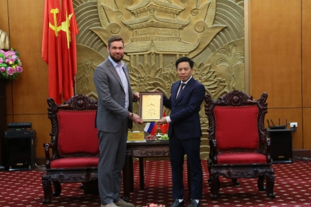 Thái Bình tiếp và làm việc với Hiệp hội các nhà xuất khẩu, nhập khẩu Cộng hòa Liên bang Nga