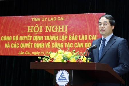 Công bố Quyết định thành lập Báo Lào Cai