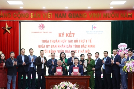 Bắc Ninh và Bệnh viện Đại học Y Hà Nội hợp tác hỗ trợ y tế giai đoạn 2025-2030