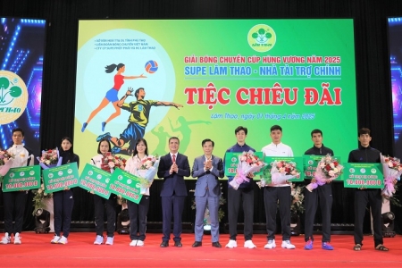 Supe Lâm Thao đồng hành cùng Giải bóng chuyền Cúp Hùng Vương 2025