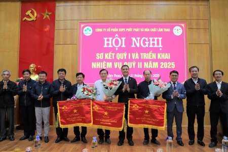 Supe Lâm Thao hoàn thành vượt mức kế hoạch sản xuất kinh doanh quý I/2025