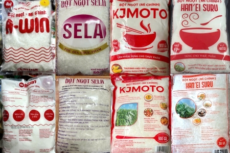 Tạm ngưng lưu thông bột ngọt KJMOTO, HAN'EI SURU do vi phạm quy định ghi nhãn