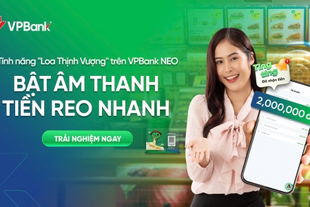 VPBank NEO ra mắt tính năng chia sẻ biến động số dư cho nhân viên cửa hàng