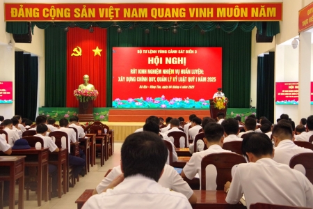 Bộ Tư lệnh Vùng Cảnh sát Biển 3 tăng cường huấn luyện và quản lý kỷ luật