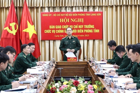 Lạng Sơn: Bàn giao Chỉ huy trưởng, Chính ủy Bộ đội Biên phòng tỉnh
