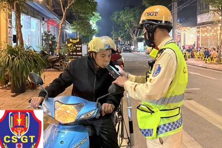 Bắc Giang: Xử phạt 705 trường hợp vi phạm giao thông trong 3 ngày nghỉ