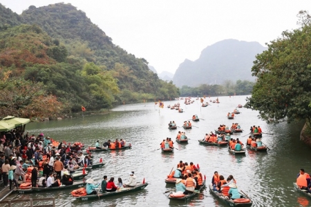 Ngành du lịch tỉnh Ninh Bình bội thu dịp lễ Giỗ Tổ Hùng Vương