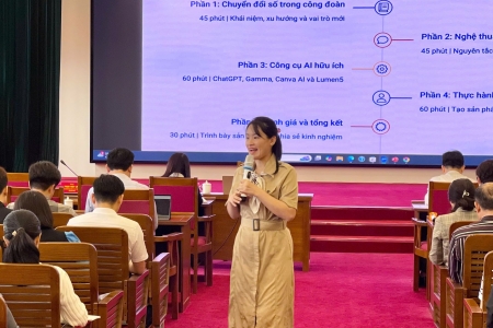 Liên đoàn Lao động TP. Hải Phòng tập huấn chuyển đổi số trong hoạt động công đoàn năm 2025