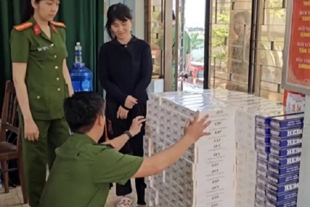 Bình Định thu giữ 12.700 bao thuốc lá ngoại nhập lậu