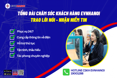 EVNHANOI: Ứng dụng Tổng đài thông minh