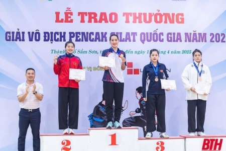 Hà Tĩnh giành 2 huy chương tại Giải vô địch Pencak Silat quốc gia 2025