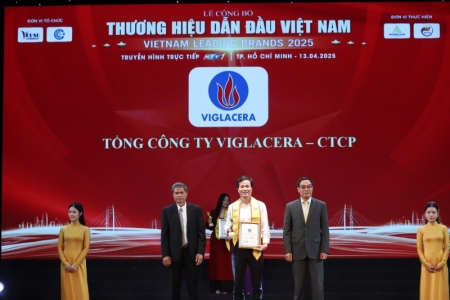 Viglacera - Top 10 thương hiệu dẫn đầu Việt Nam năm 2025