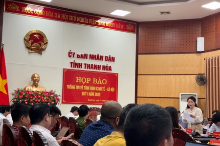 UBND tỉnh Thanh Hóa họp báo thường kỳ quý I/2025